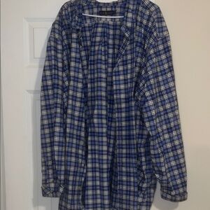 Ralph Lauren Navy and White Checkered Shirt